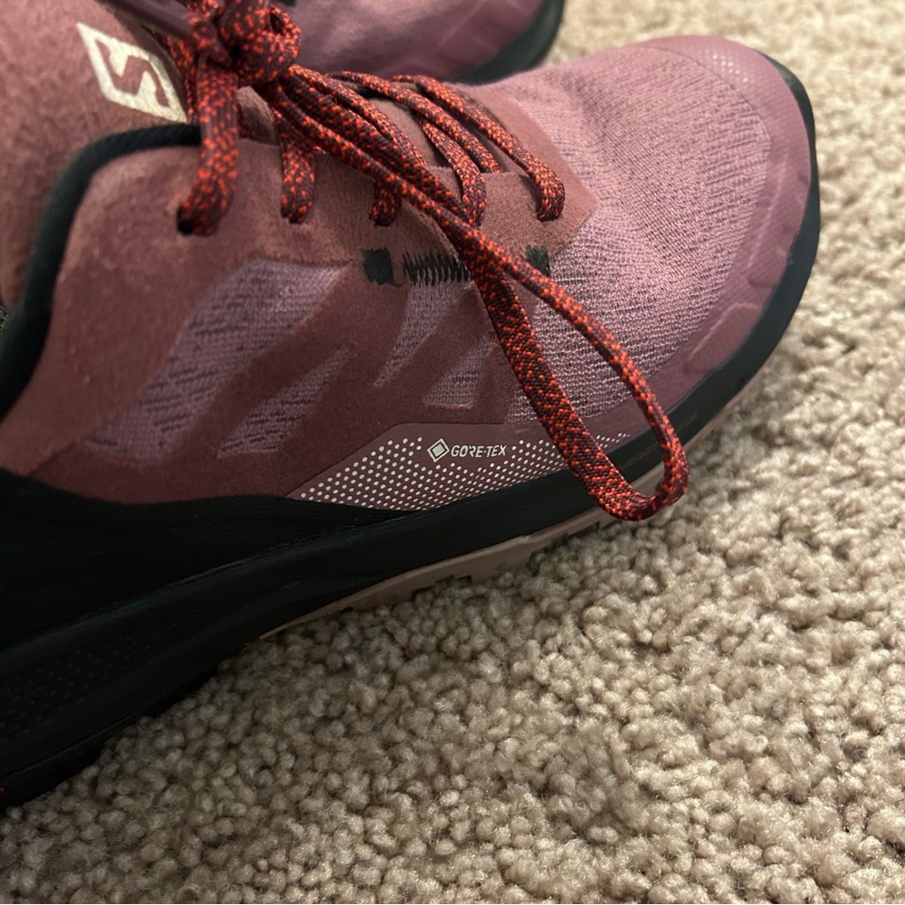 Salomon Outpulse Gore-Tex Women’s Hiking Shoes Size 8 Poppy Red - Picture 7 of 15